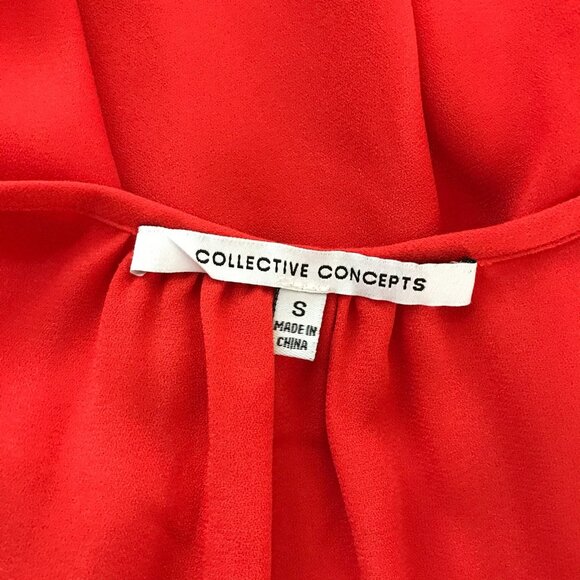 COLLECTIVE CONCEPTS Tassel Tie Sleeveless Wear to Work Top SMALL - Picture 4 of 8